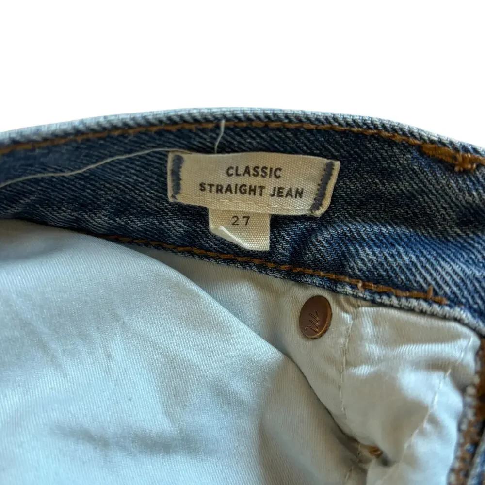 Madewell‎ Classic Straight Leg Womens Size 27